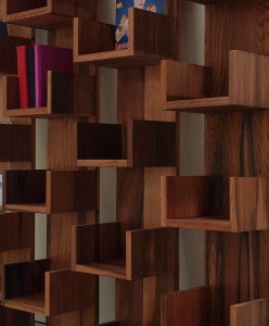 Reclaimed Redwood Stack Shelves by Deger Cengiz 2