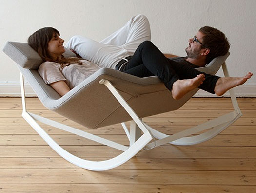 Twin Share Rocking Chair by Markus Krauss
