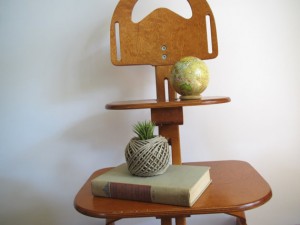 Vintage Mid-century modern bentwood birch chair by Svan Studios 4