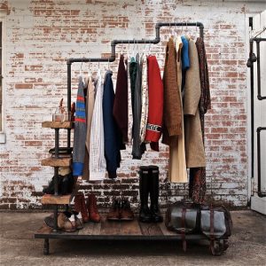 Industrial Garment Rack by stellableudesigns 3