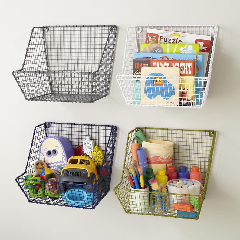 Wall Basket Storage for Kids Toy