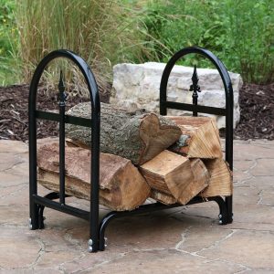 outdoor firewood rack for harsh condition