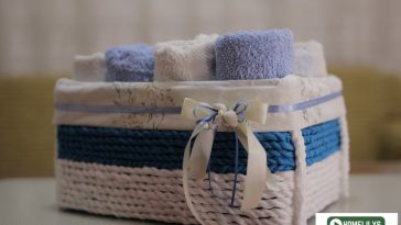 DIY box for hand towel - Final Product you can do it within 2 hours