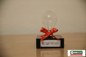 You Light Up My Life DIY gift idea recycle lightbulb