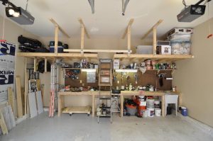 diy industrial rack for small basement