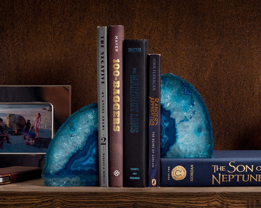 large geode bookends