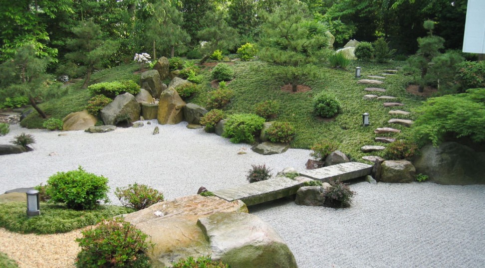 sand and rock element of the Zen Garden by ZenAssociates