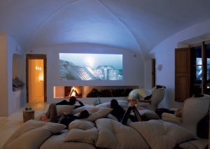 sleep in movie room for small space
