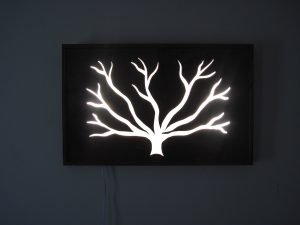 wall light sculpture