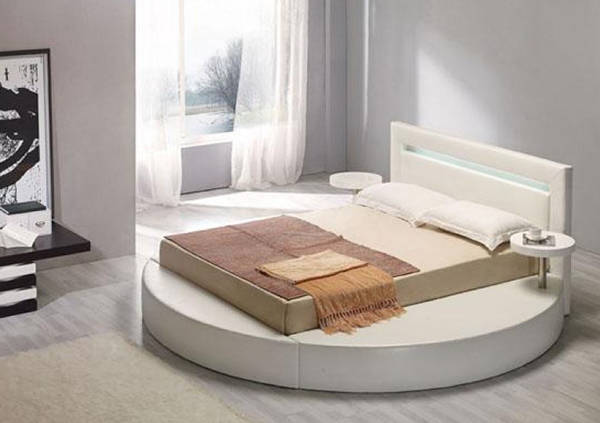 14 Modern Round Beds For Your Home In, Round Shape King Size Bed