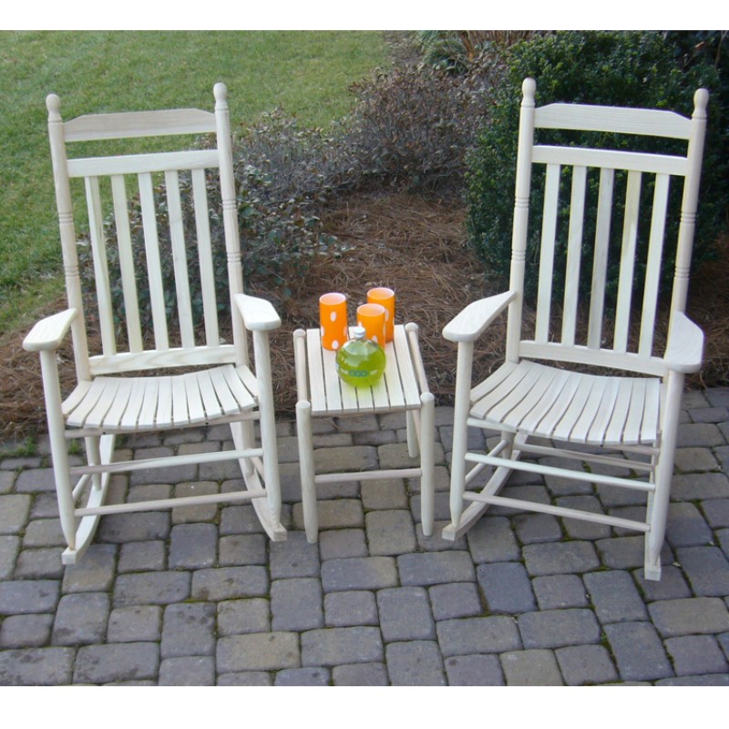 a pair of large rocking chair for adult