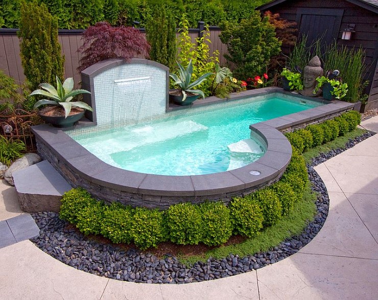 zen garden small swimming pool