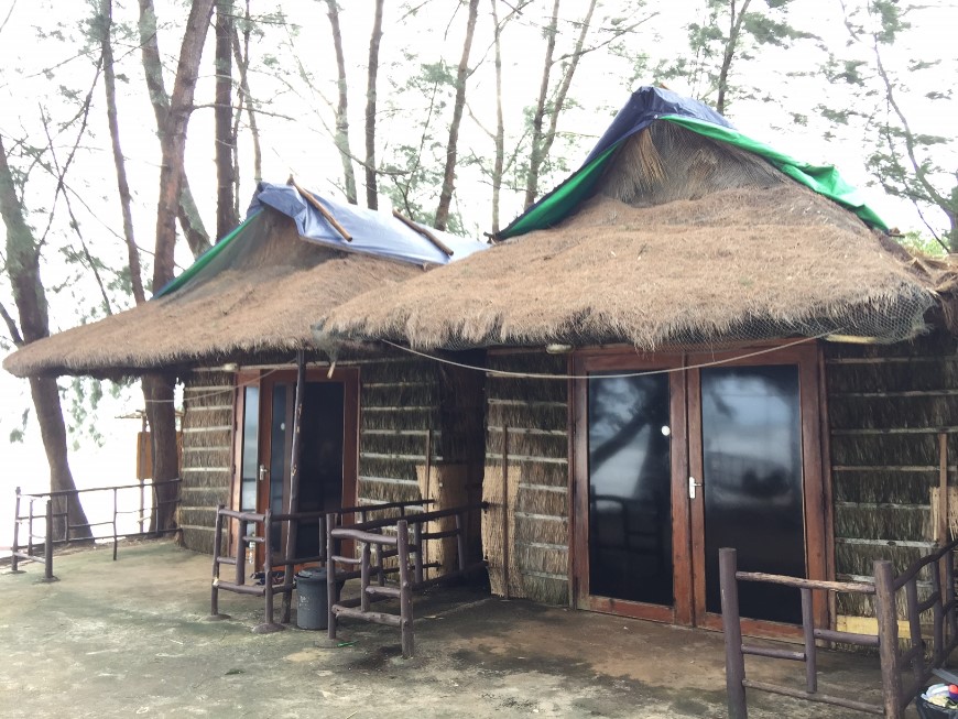cambodian beach hut