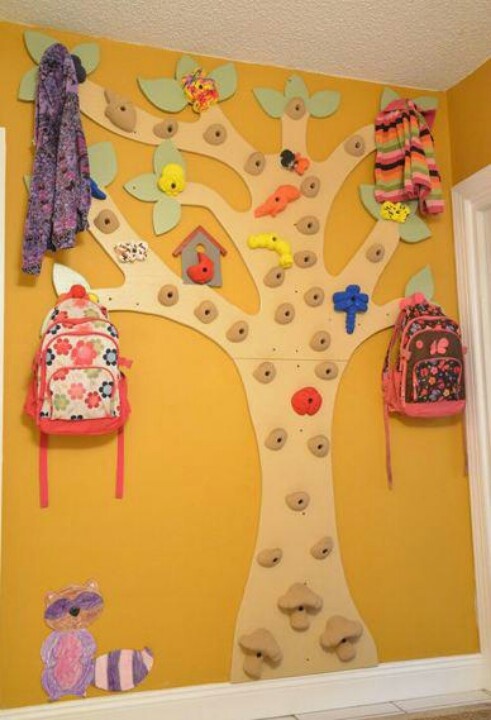 tree shaped rock climbing wall for toddler