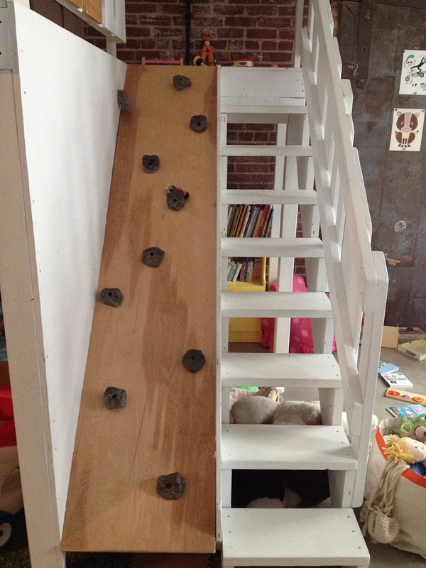 freshdad inclined climbing wall for bedroom