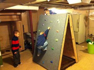 portable free standing rock climbing wall for kids