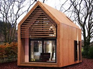 prefabricated dwelling for weekend getaway