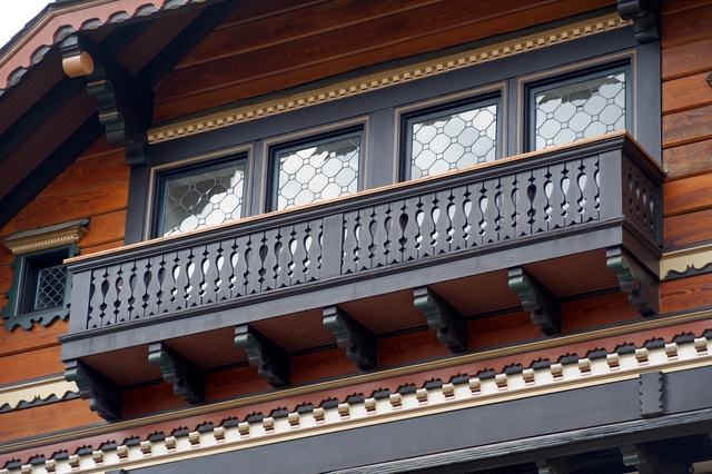 Swiss Chalet balcony
