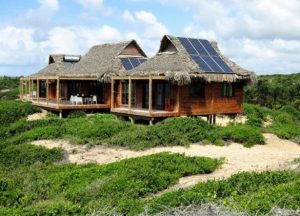 even cottage has solar panel