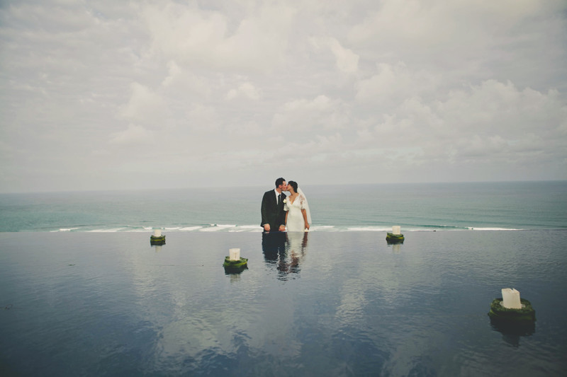 Bali vanishing pool venue for memorable wedding
