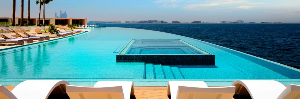 Burj Al Arab Terrace endless Pool at Dubai