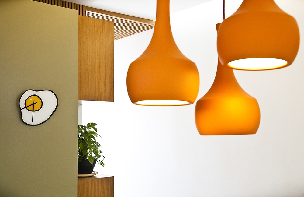 orange pendant lamp for kitchen top
