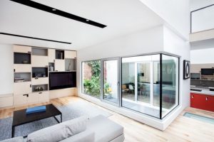 uncluttered contemporary interior design