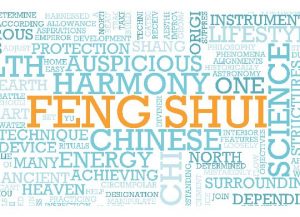 feng shui tag cloud with lots of energy