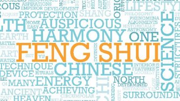 feng shui tag cloud with lots of energy
