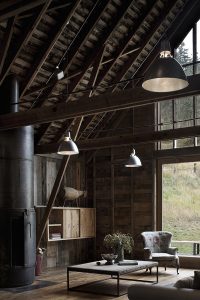 living room of canyon barn by mwworksarchitects