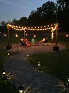 party outdoor lighting concept