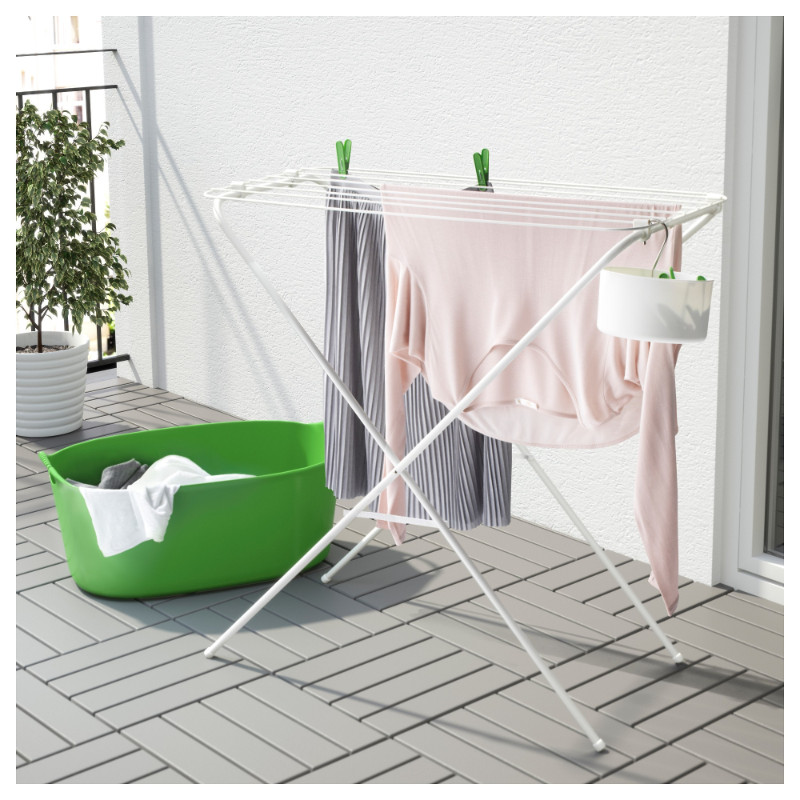 ikea folding laundry rack