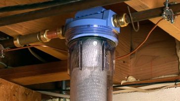 whole house in pipe filtering system