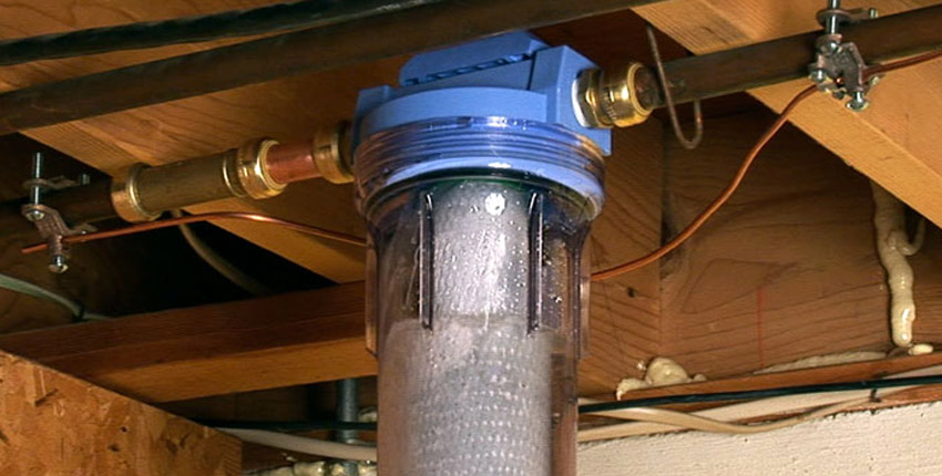 whole house in pipe filtering system
