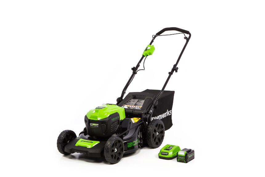 2516302-Cordless Lawn Mower with 4Ah Battery