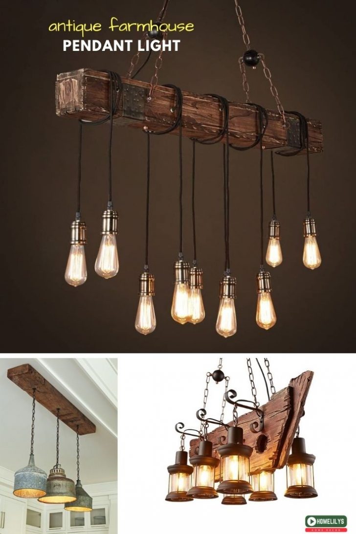 13 antique farmhouse wood beam island hanging pendant light chandelier